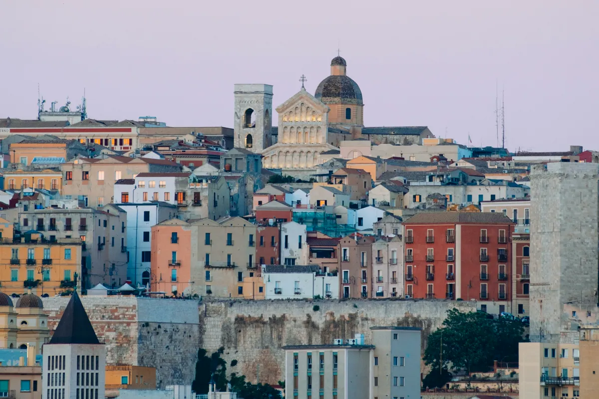 Veduta del quartiere Castello a Cagliari